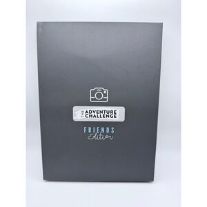 The Adventure Challenge Friends Edition Scratch Off Book Charcoal Grey Hardcover